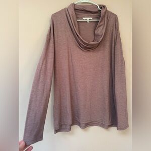 Victoria's Secret Mauve Long Sleeve Cowl Neck Shirt